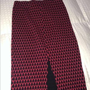 zara midi skirt
